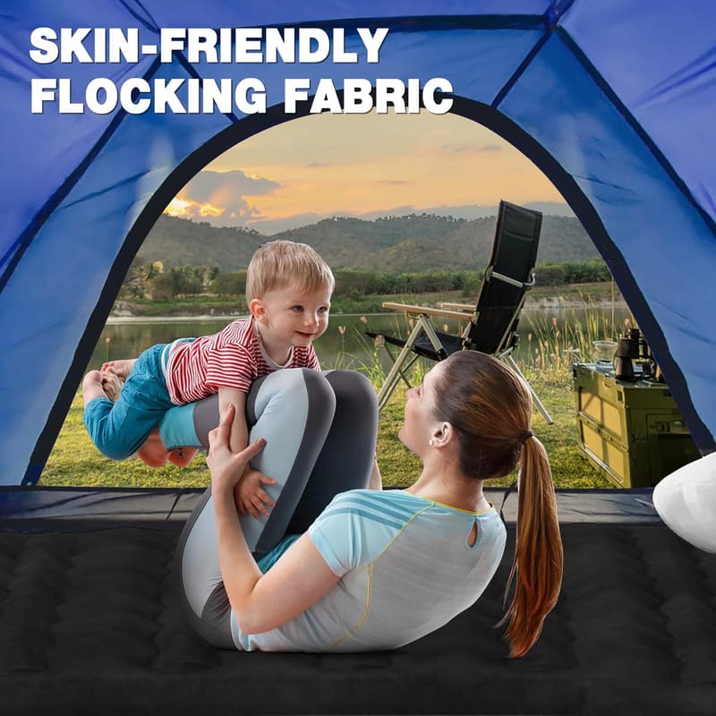Inflatable Air Mattress for Full-Size Truck Beds with Pump & Pillows