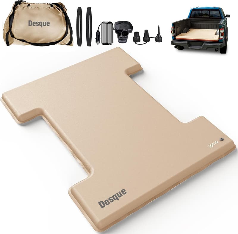 Self-Inflating Truck Bed Mattress for Camping - Full Size
