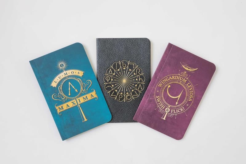 Harry Potter Spells Pocket Notebook Collection (Set of 3)