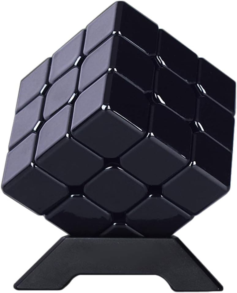 Black Metal Magic Cube Puzzle Toy for Kids and Adults