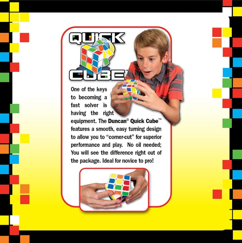 Quick Cube 3x3 Brain Game Toy by Duncan Toys
