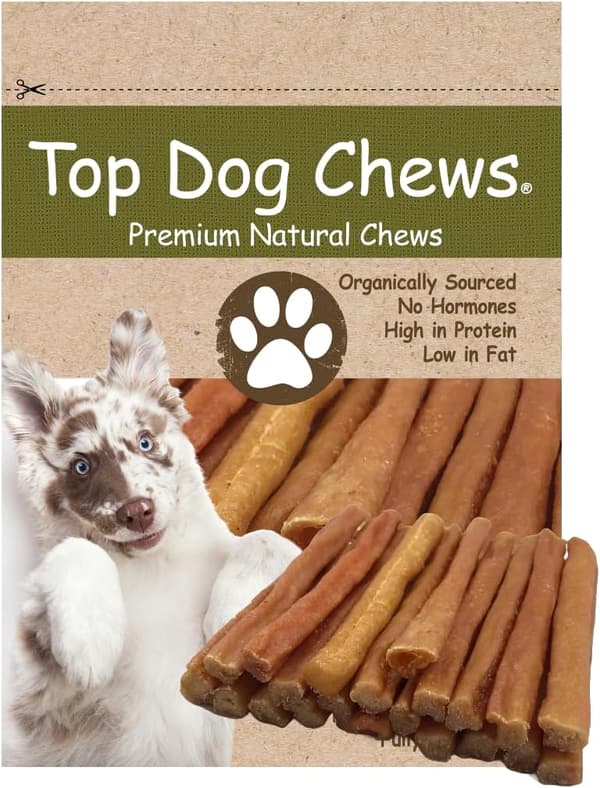 Soft Turkey Tendon Chews for Dogs - Large 1LB Made in USA