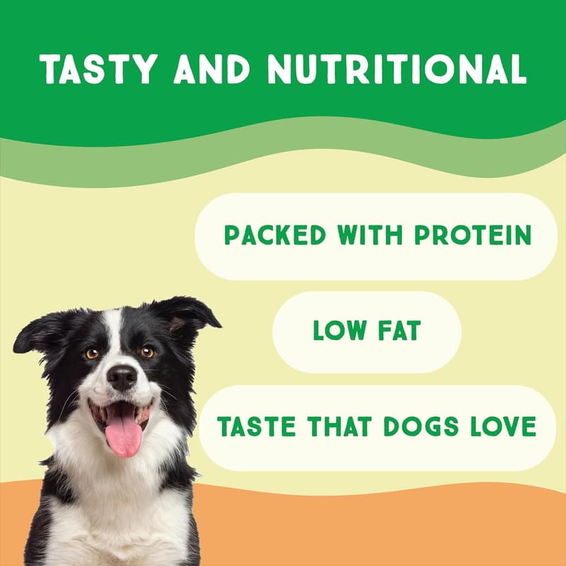 Premium All-Natural Turkey Tendon Rings for Dogs (6 Pack)
