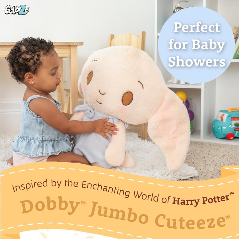 Harry Potter Dobby Plush Toy - Soft 25-Inch Cuddle Gift for Kids