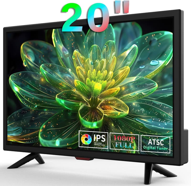 20-Inch 1080P HD Wall-Mounted TV with HDMI/USB Ports