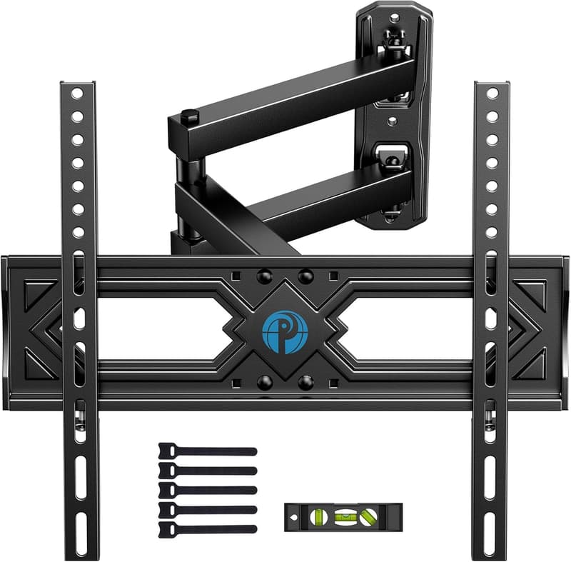 Full Motion TV Wall Mount for 26-60 Inch TVs, VESA 400x400mm