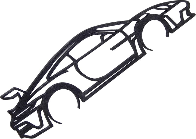 Porsche 911 GT3 RS Wall Art - Minimalist Automotive Sculpture