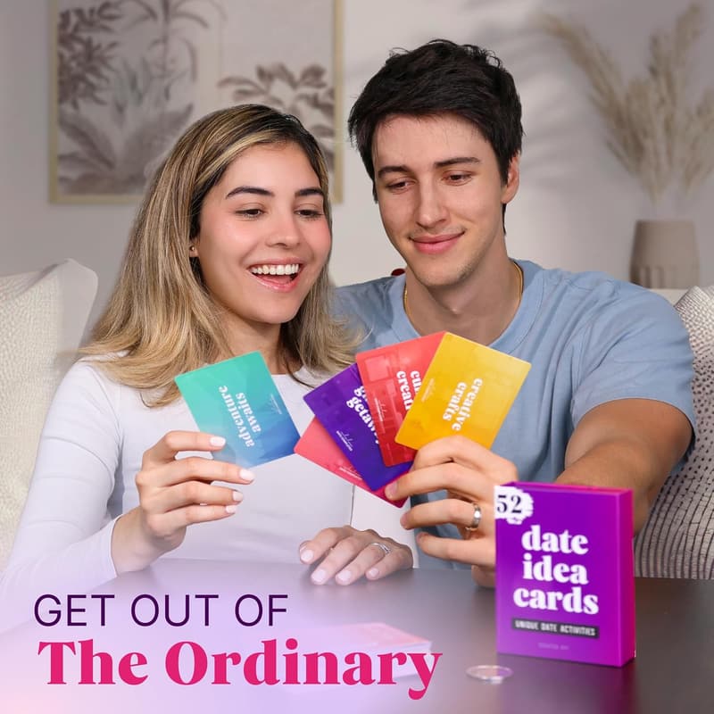 Unique Date Idea Scratch Off Cards for Couples - Fun Gift for Newlyweds