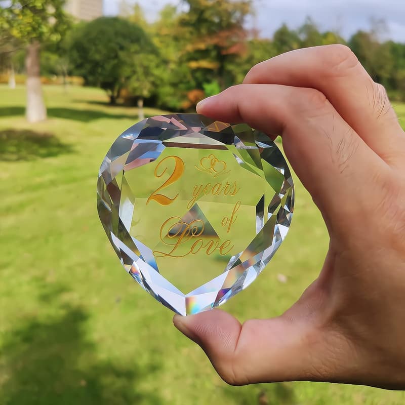 2nd Anniversary Crystal Gifts for Couples
