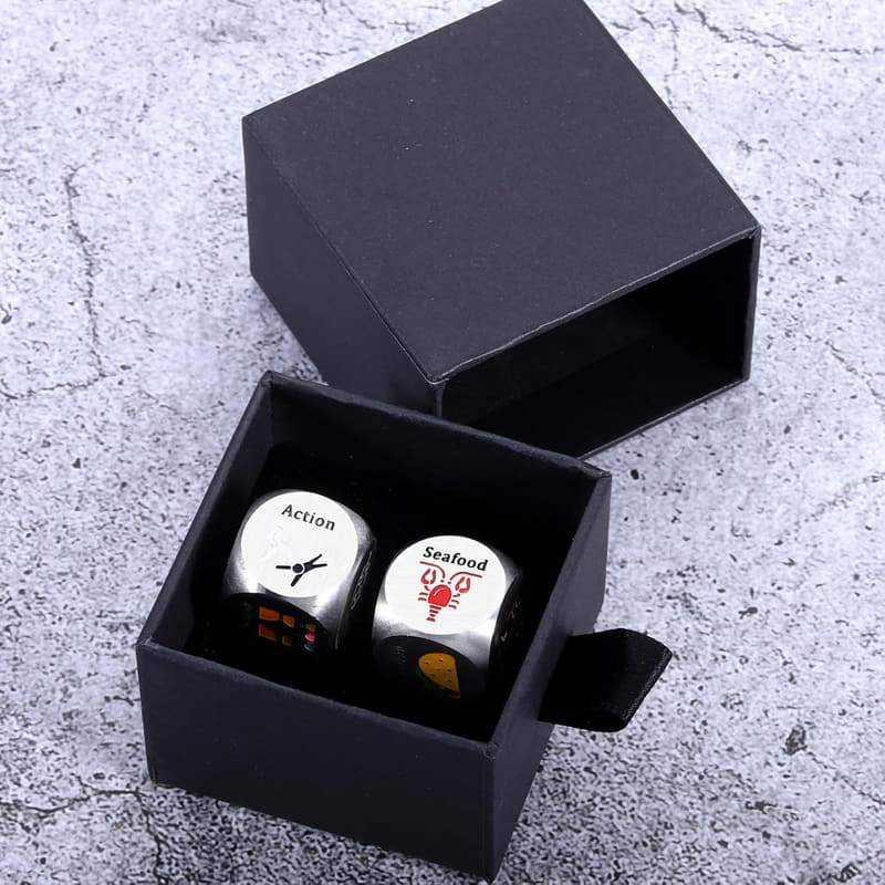 Couples Food Movie Date Night Dice Set - Anniversary Gift