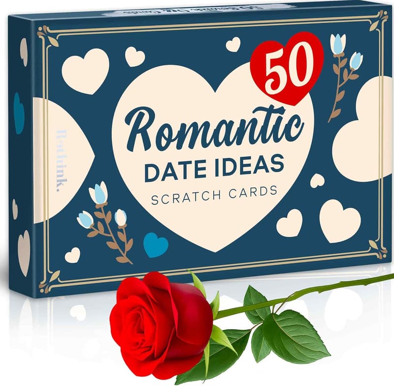50 Date Night Ideas Scratch-Off Game for Couples