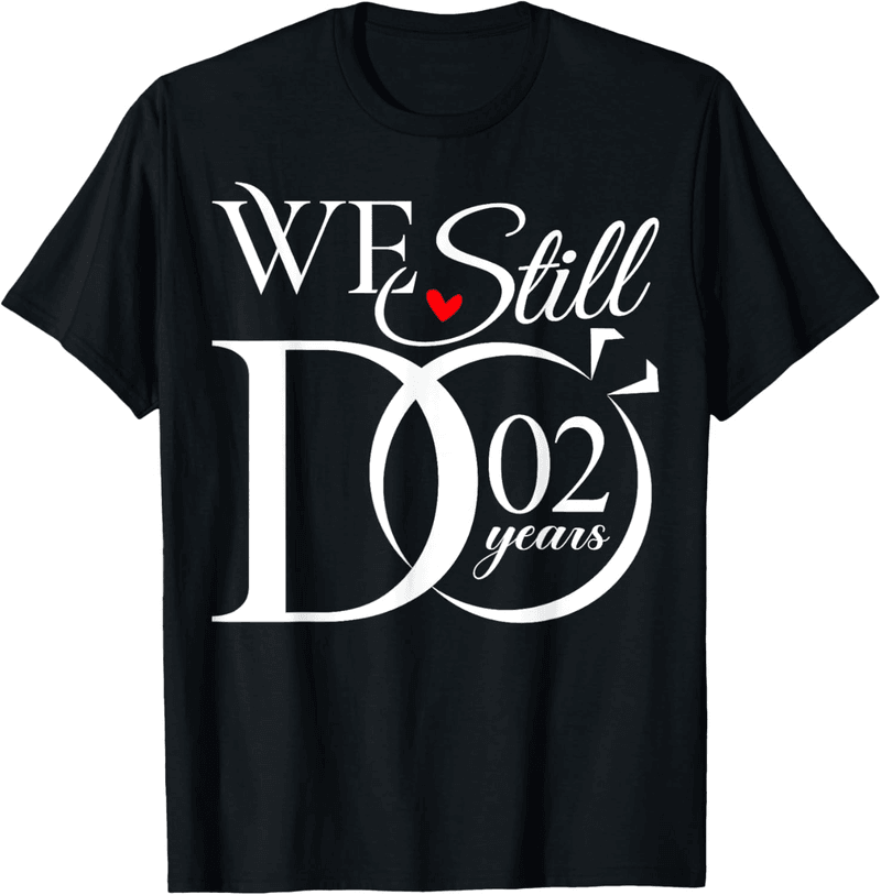 2nd Anniversary Funny Couple T-Shirt