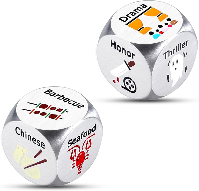 10th Anniversary Funny Date Night Dice for Couples