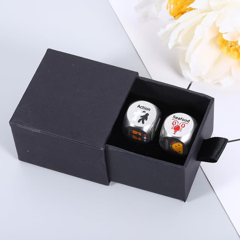 10th Anniversary Funny Date Night Dice for Couples