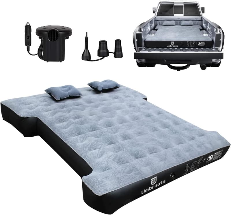 Outdoor Inflatable Air Mattress for Full-Size Trucks, 5.5-5.8ft