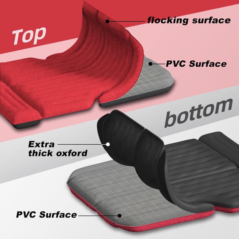 Car Camping Air Mattress for SUVs with Pump and Pillows
