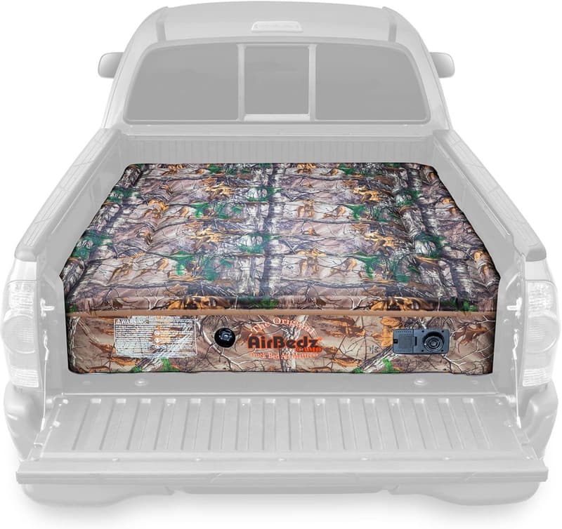 Full-Size Truck Bed Air Mattress with Rechargeable Pump - Camo
