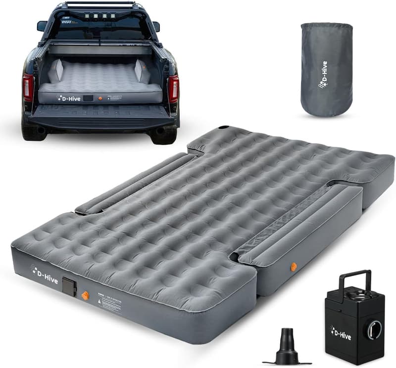 Truck Bed Air Mattress - Durable 300D Oxford Fabric, Quick Setup