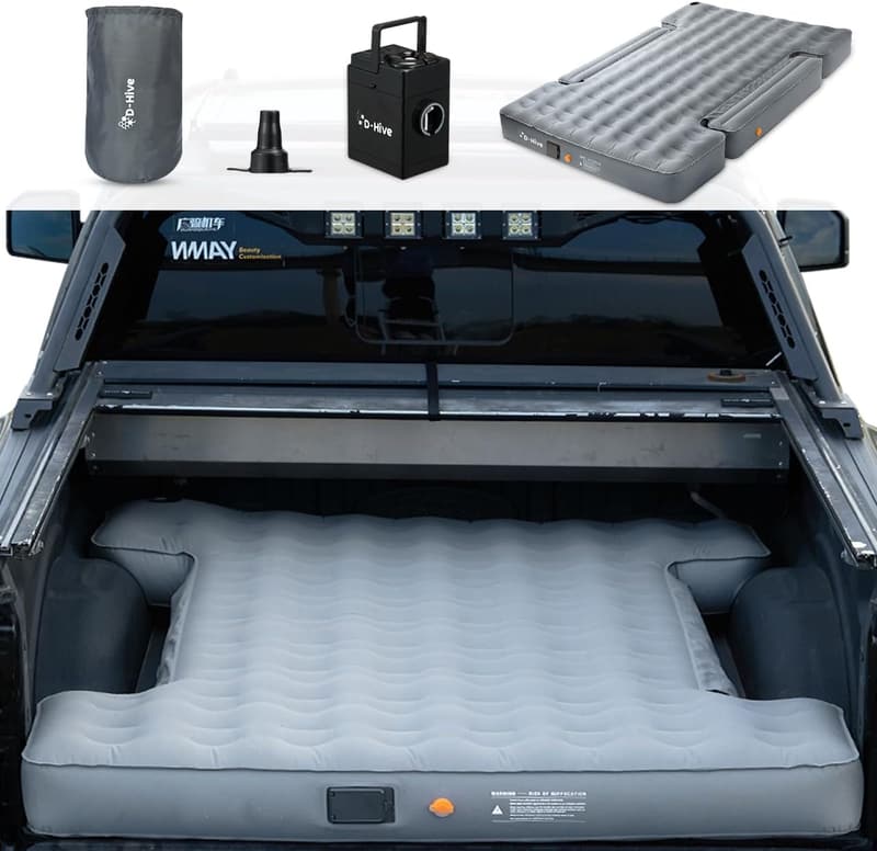 Truck Bed Air Mattress - Durable 300D Oxford Fabric, Quick Setup