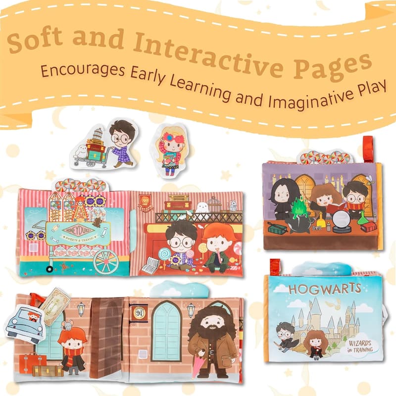 Harry Potter Deluxe Soft Activity Book for Kids – 8 Inches