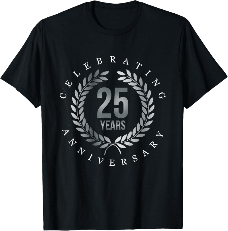 25th Anniversary Gift T-Shirt for Couples