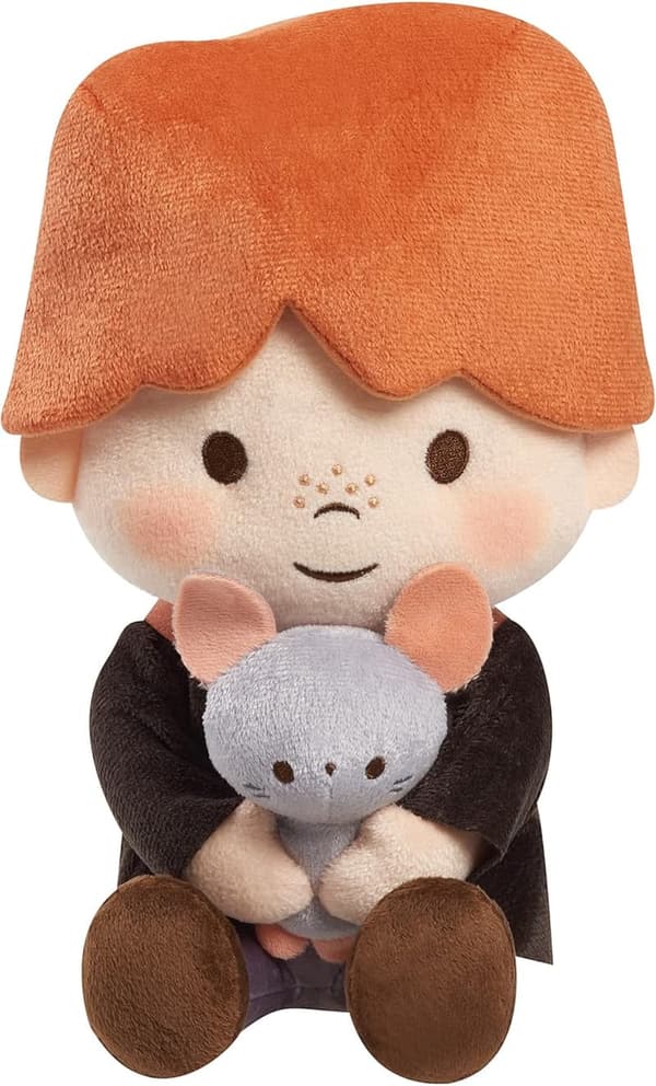 Ron Weasley & Scabbers Plush Toy - Soft Stuffed Animal for Kids