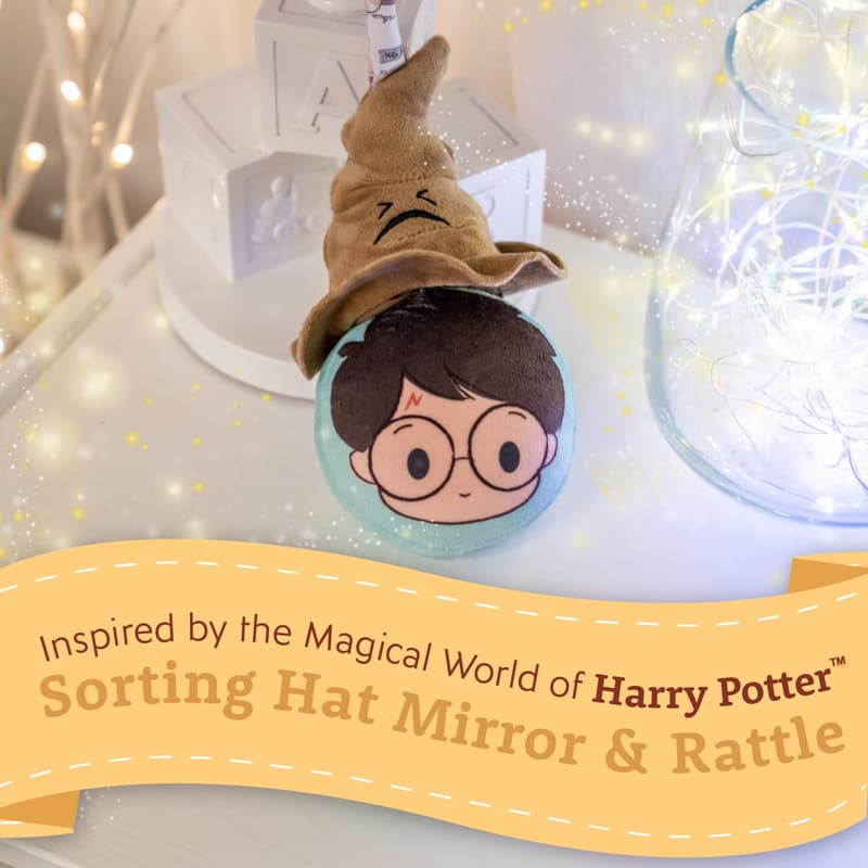 Harry Potter Sorting Hat Rattle Plush Toy for Kids