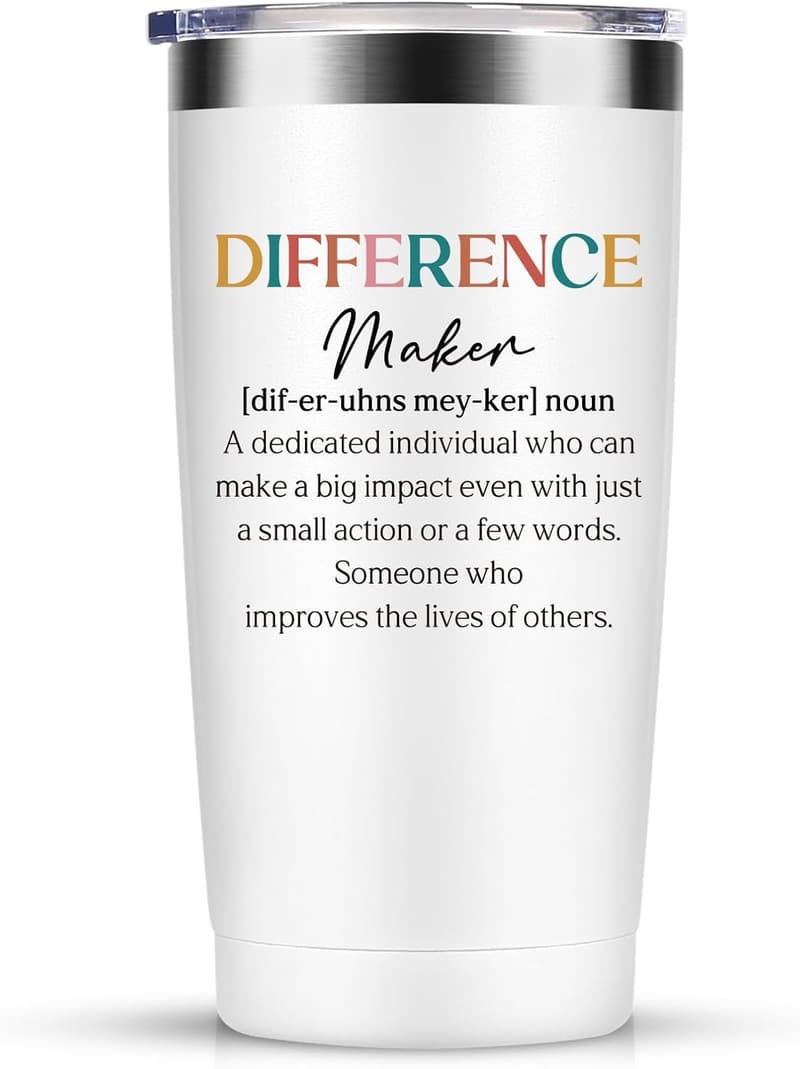 Holiday Gift - 20 Oz Stainless Steel Tumbler for Women