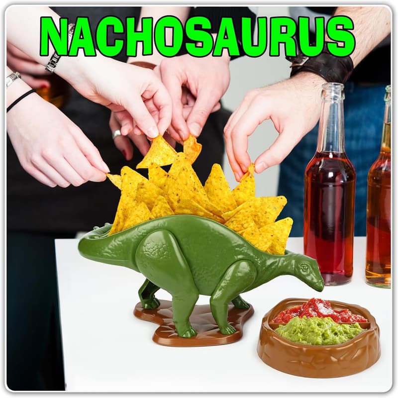 Dinosaur Nachosaurus Snack & Dip Set