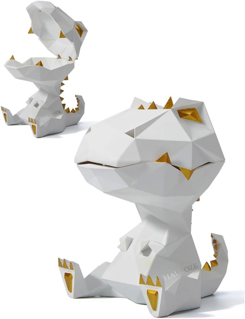 Dinosaur Statue Candy Dish - Modern Home Decor Sculpture
