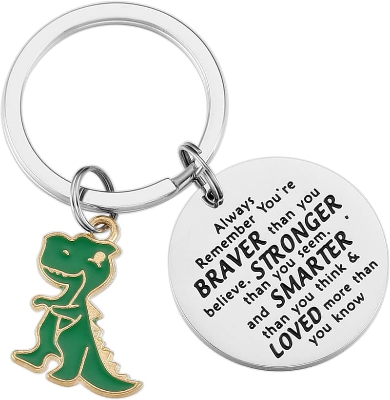Dinosaur Keychain - Inspiring Gift for Adults & Kids