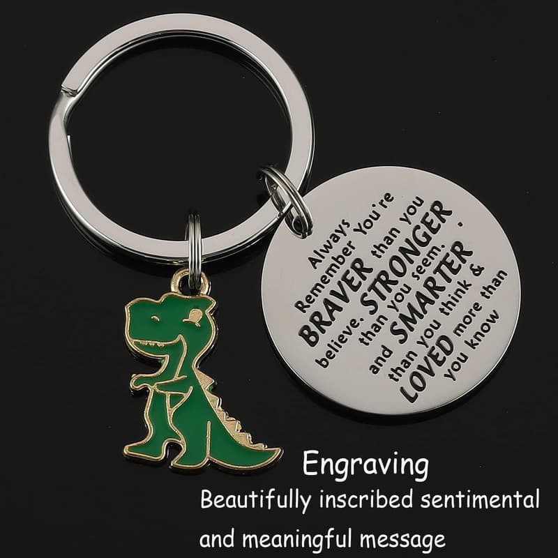 Dinosaur Keychain - Inspiring Gift for Adults & Kids