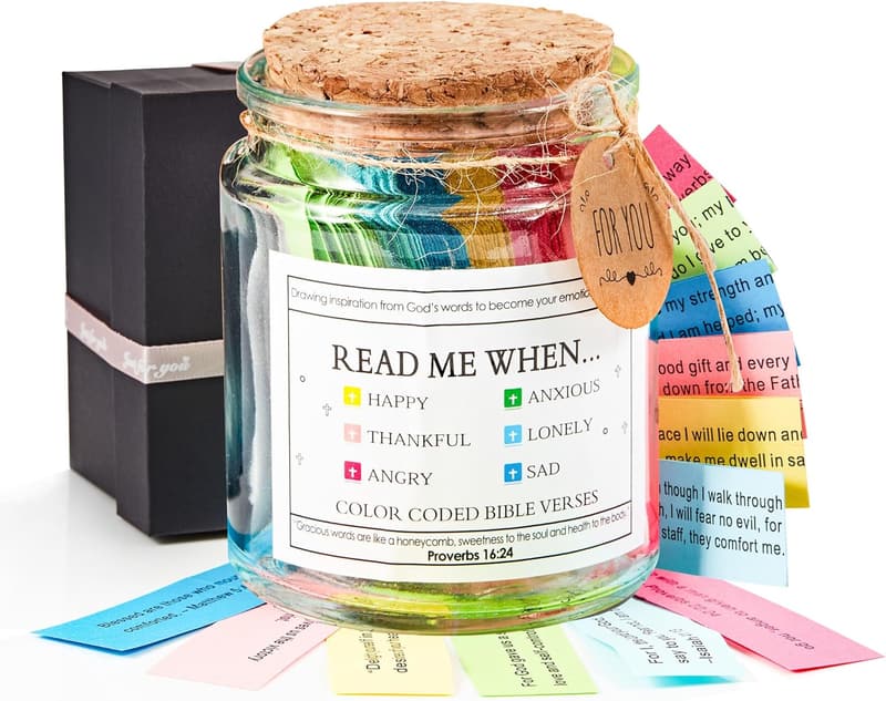 Graduation Bible Verse Jar Gift for Men and Women