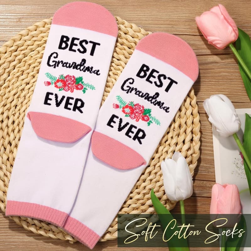 Unique Nana Gift Set with Canvas Tote Bag for Mother's Day