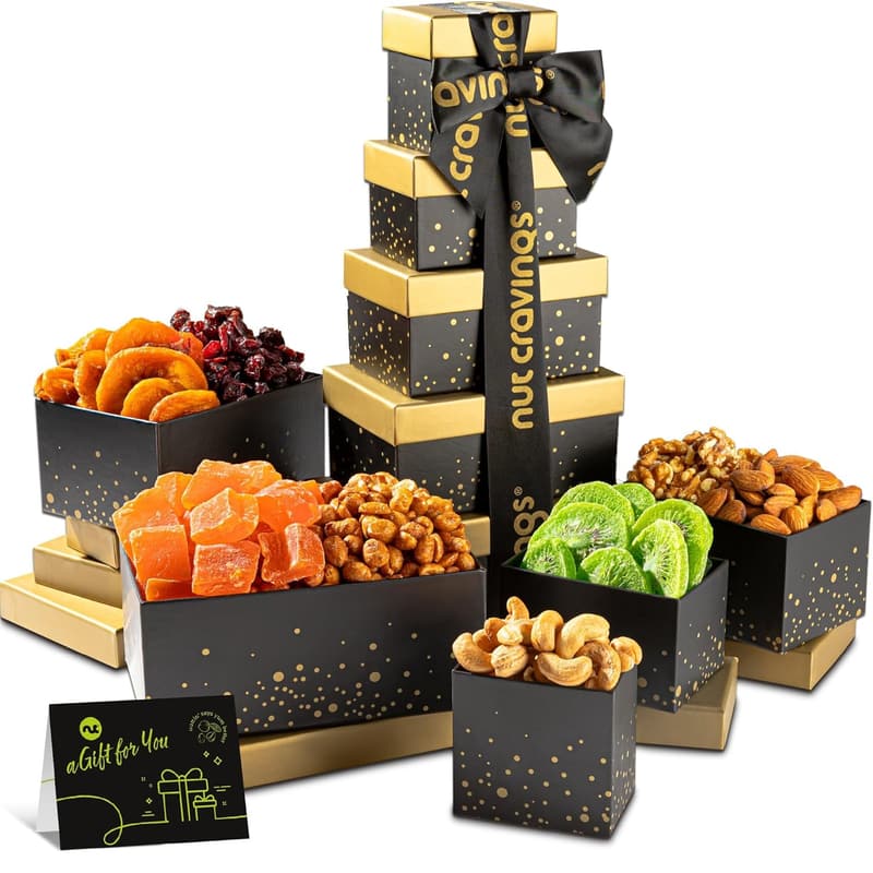 Father's Day Gourmet Mixed Nuts & Dried Fruit Gift Basket