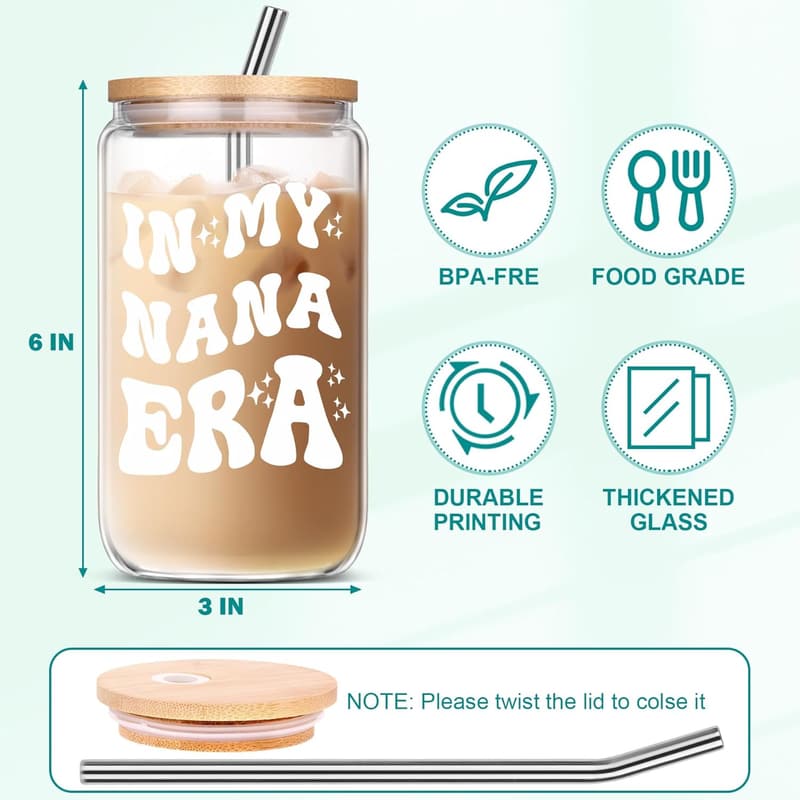 Unique 16 Oz Cup for Nana – Perfect Birthday & Mothers Day Gift