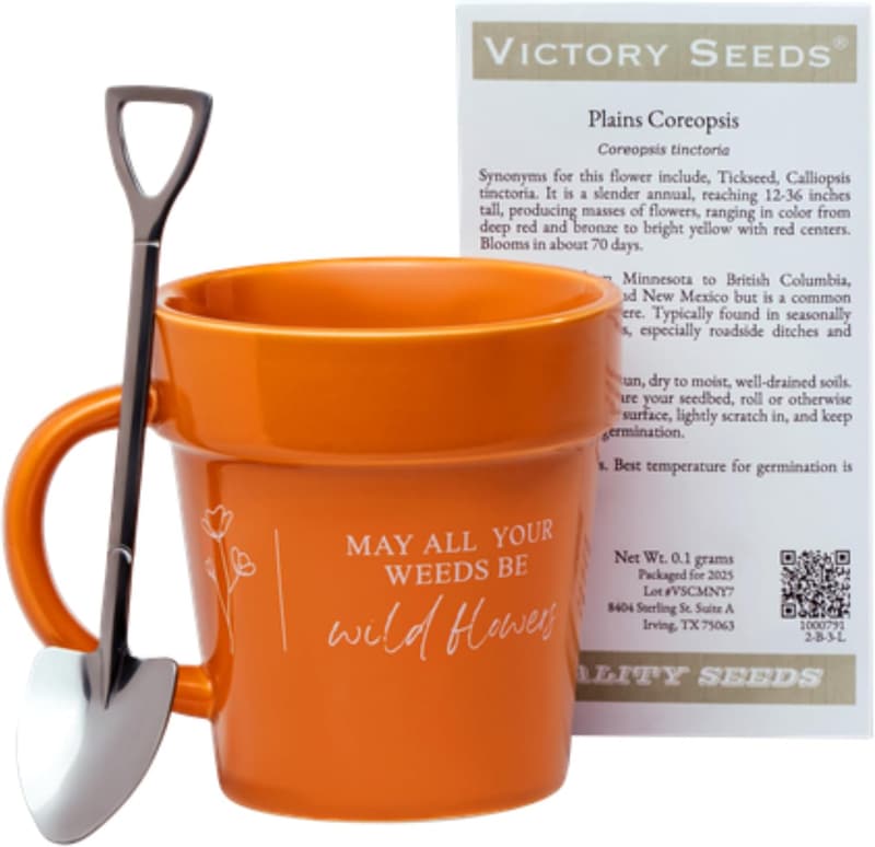 Gardener Coffee Mug with Spoon - Perfect Gift for Plant Lovers