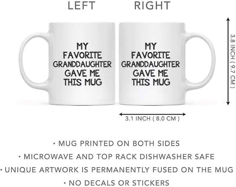Favorite Granddaughter Coffee Mug - Unique Gift for Grandparents