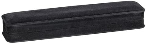 Luxury Black Suede Jewelry Box for Engagement or Wedding