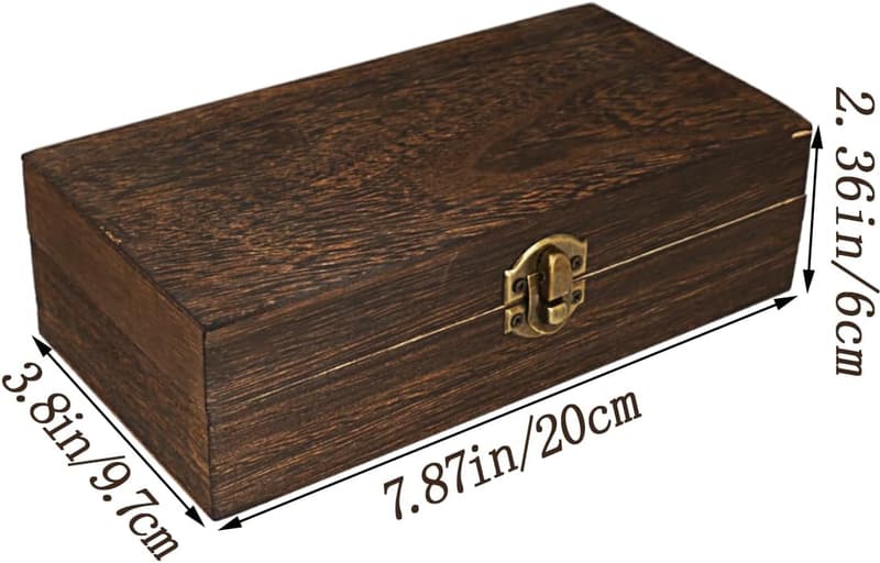Stylish Handmade Wood Jewelry Box - Travel Organizer for Couples