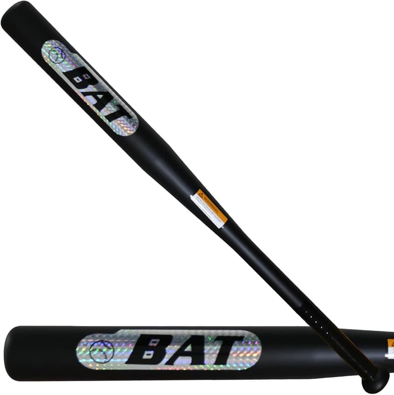 Heavy-Duty 28in Steel Baseball Bat - 2lbs, 2in Barrel