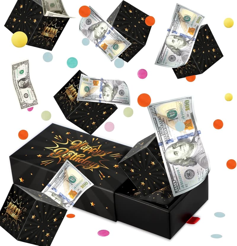Birthday Surprise Gift Box - DIY Exploding Cash Idea for All