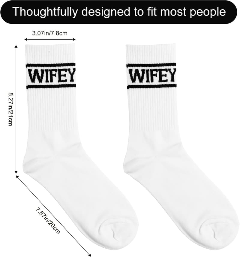 Bride to Be White Cotton Socks - Soft Wedding Gift for Wifey