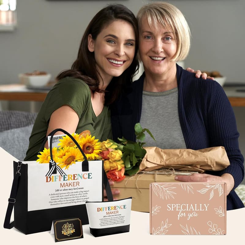 Employee Appreciation Gift Box with Tote Bag for Women