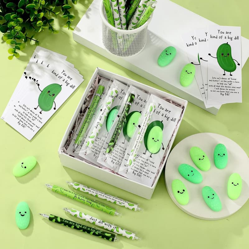 Employee Appreciation Gifts: 20 Sets of Pens, Stress Balls, and Cards