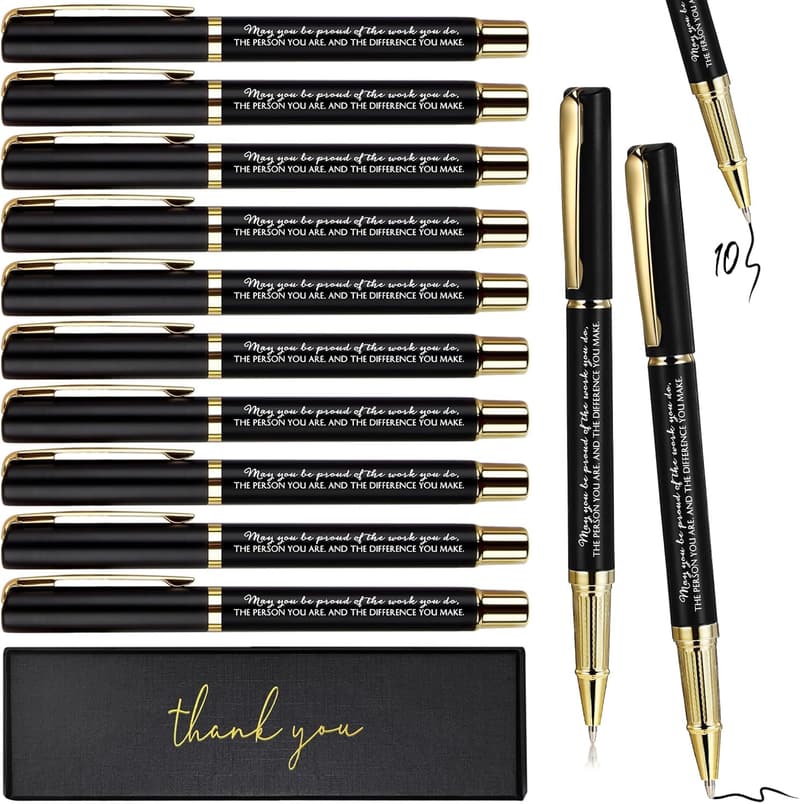 Inspirational Ballpoint Pens Gift Set for Office Appreciation