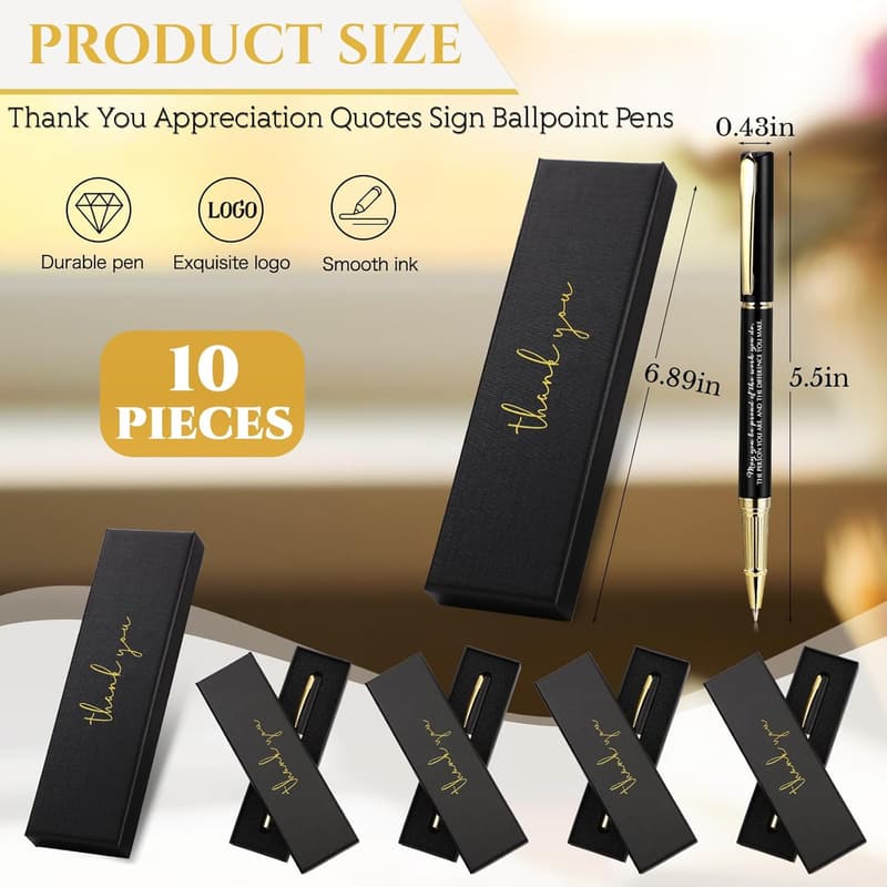 Inspirational Ballpoint Pens Gift Set for Office Appreciation