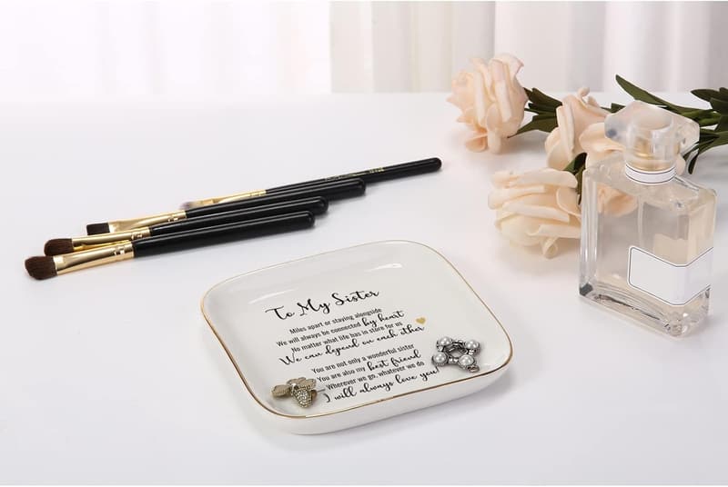 Maid of Honor Ring Dish Tray for Mom, Sister, Friend Gifts