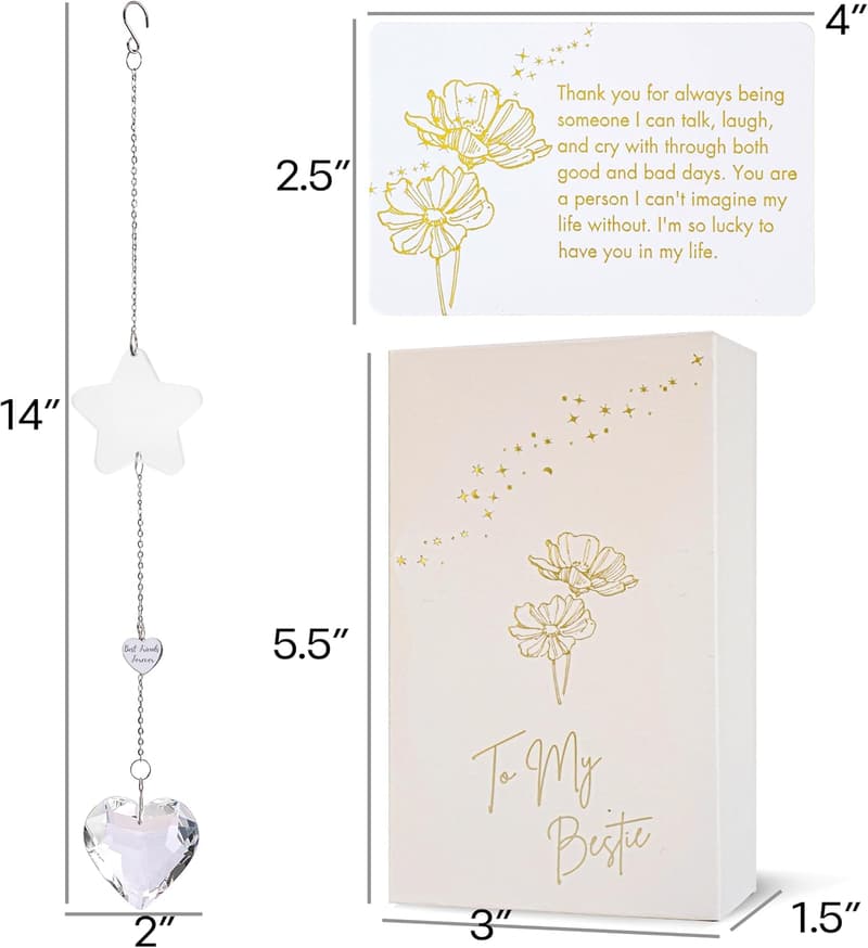 Friendship Birthday Gift: Unique Sun Catcher for Women