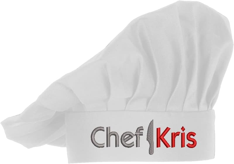 Personalized Embroidered Chef Hat - Premium Quality Gift for Adults